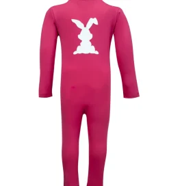 Petit Crabe Badeheldragt - Lou - UV50+ - Mulberry m. Kanin