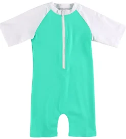 Petit Crabe Badeheldragt - Multicolor - UV50+ - Parrot/White