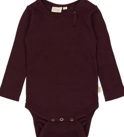 Petit Piao Body l/æ - Rib - Modal - Dark Grape