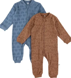 Pippi Baby Heldragter - Natdragter - 2 pak - Blue Mirage