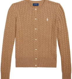 Polo Ralph Lauren Cardigan - Strik - Camel Heather