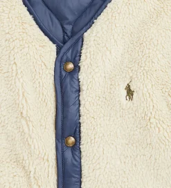 Polo Ralph Lauren Dunvest m. Fleece - Vendbar - Navy/Beige