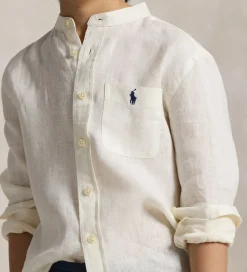 Polo Ralph Lauren Skjorte - Hør- Postboy - Hvid