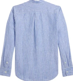 Polo Ralph Lauren Skjorte - Postboy - Blå/Hvidstribet