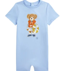 Polo Ralph Lauren Sommerdragt - Lyseblå m. Bamse