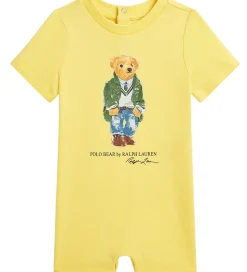 Polo Ralph Lauren Sommerdragt - Oasis Yellow m. Bamse