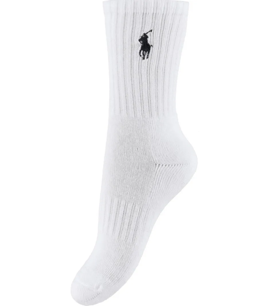 Polo Ralph Lauren Strømper - 6-pak - Hvid m. Navy
