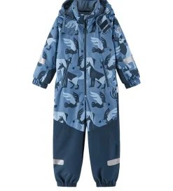 Reima Flyverdragt - Kurikka - Blue Ocean m. Print