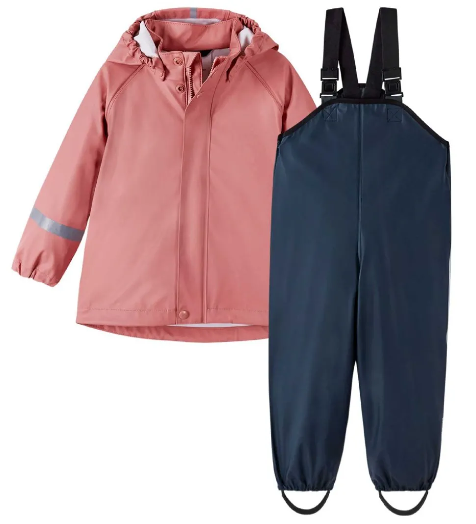 Reima Regntøj m. Seler - Tihku - PU - Rose Blush