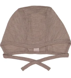 Smallstuff Babyhjelm - Uld - Soft Powder