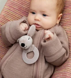 Smallstuff Køredragt m. Lynlåse - Uld - Soft Powder