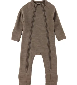 Smallstuff Køredragt m. Lynlåse - Uld - Nature