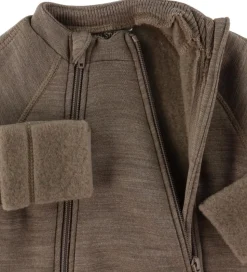 Smallstuff Køredragt m. Lynlåse - Uld - Nature