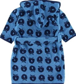 Småfolk Badekåbe - Blue Grotto m. Æbler