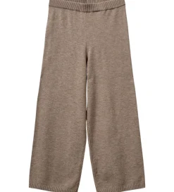 Sofie Schnoor Bukser - Uld - Strik - Lovask - Brunmeleret