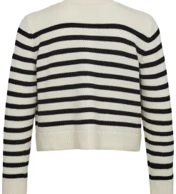 Sofie Schnoor Cardigan - Strik - Off White m. Striber