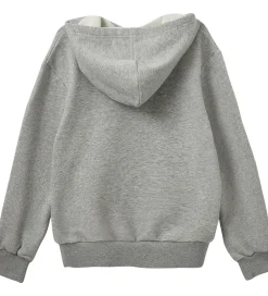 Sofie Schnoor Girls Hættetrøje - Simona - Gråmeleret m. Print