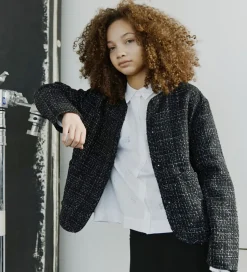 Sofie Schnoor Jakke - Hollysy - Sort m. Glimmertern