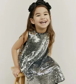 Sofie Schnoor Kjole - SallySK - Silver m. Pailletter