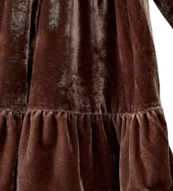 Sofie Schnoor Kjole - Velour - SelineSB - Brun