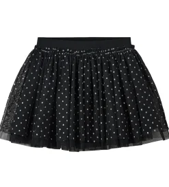 Sofie Schnoor Nederdel - Tyl - Siggysk - Sort m. Prikker