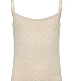 Sofie Schnoor Top - Strik - Noara - Off White m. Hulmønster