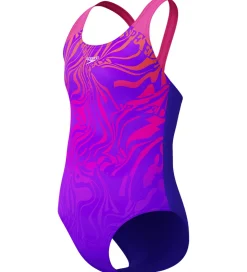 Speedo Badedragt - Digital Placement Splashback - Lilla/Pink