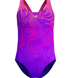 Speedo Badedragt - Digital Placement Splashback - Lilla/Pink
