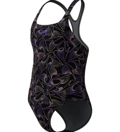 Speedo Badedragt - HyperBoom Allover Medalist - Sort/Fersken