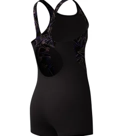 Speedo Badedragt - HyperBoom Splice Legsuit - Sort/Fersken