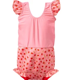 Splash About Blebadedragt - Happy Nappy Costume - Strawberry Fie