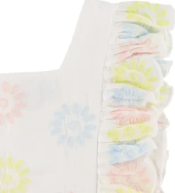 Stella McCartney Kids Top - Cropped - Hvid/Pastel m. Blomster