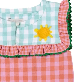 Stella McCartney Kids Top - Rosa/Orangeternet m. Grøn