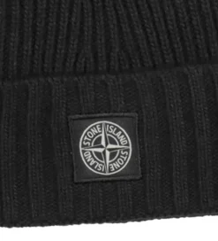 Stone Island Hue - Uld/Viskose - Sort