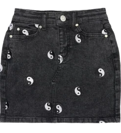 The New Nederdel - TnLykke - Black Denim Wash