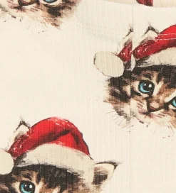 The New Siblings Leggings - Rib - TnsbHoliday - Gardenia Cat