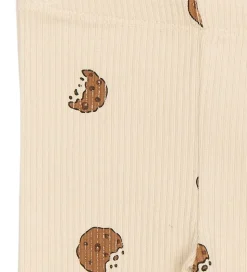 The New Siblings Leggings - Rib - TnsbRyan - Gardenia AOP