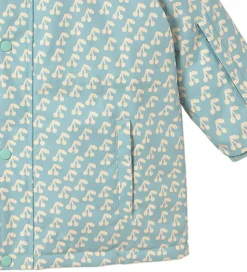 Tiny Cottons Vinterjakke - Cherries - Warm Grey