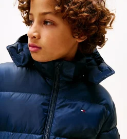 Tommy Hilfiger Dunjakke - Essential Down - Dark Night Navy