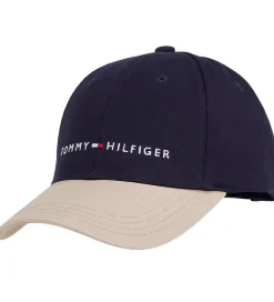 Tommy Hilfiger Kasket - Essential Colorblock - Space Blue