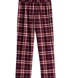 Tommy Hilfiger Nattøj - Straight - Tartan Reiker Burgundyred