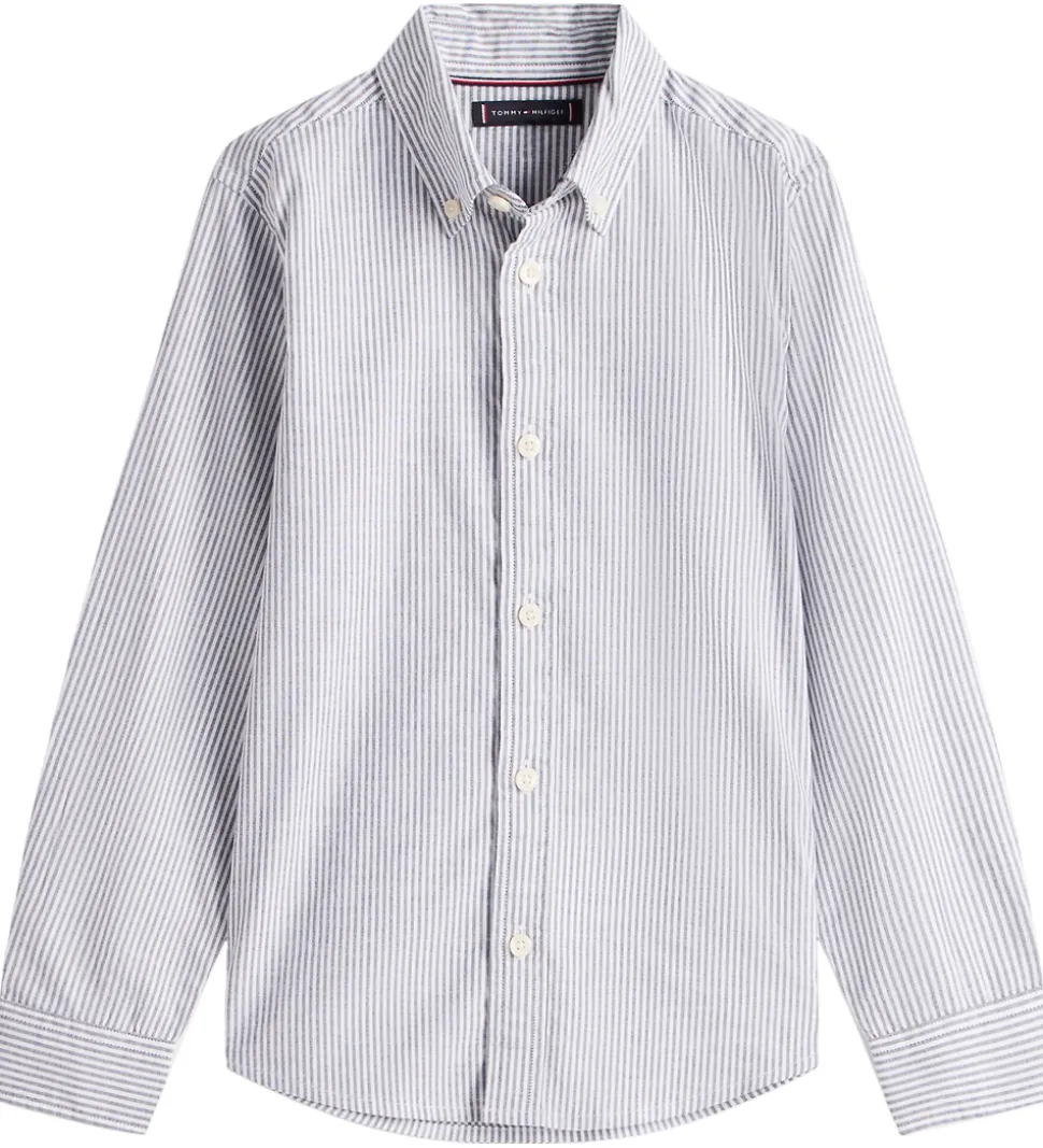 Tommy Hilfiger Skjorte - Dark Night Navy Stripe