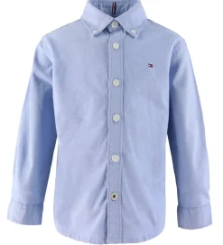 Tommy Hilfiger Skjorte - Stretch Oxford - Calm Blue