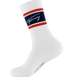 Tommy Hilfiger Strømper - 3-pak - Hvid/Navy