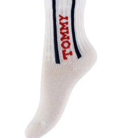 Tommy Hilfiger Strømper - 2-pak - Tommy Original/Hvid