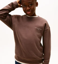 Tommy Hilfiger Sweatshirt - Mini Corp - Black Walnutbrown