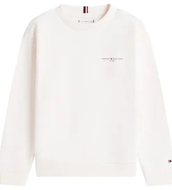 Tommy Hilfiger Sweatshirt - Mini Corp - Ancient Whitewhite