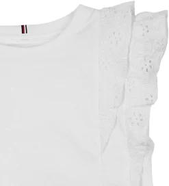 Tommy Hilfiger Top - Broderie Anglaise - Hvid