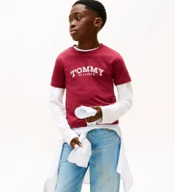 Tommy hilfiger T-shirt - Monotype - Rich Cherrry/Purple