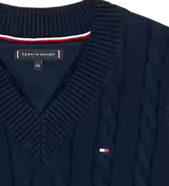 Tommy Hilfiger Vest - Strik - Dark Night Navy